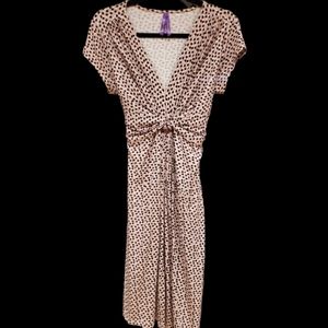 Seraphine dot twist front maternity dress size 12